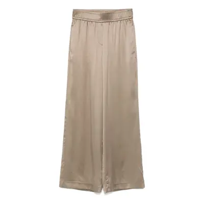 BRUNELLO CUCINELLI - Silk Wide-leg Trousers