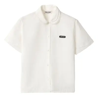 MIU MIU - Logo Cotton Shirt