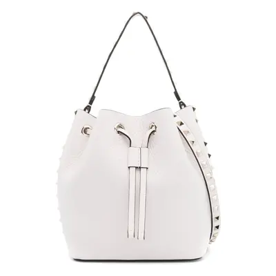 VALENTINO GARAVANI - Rockstud Leather Bucket Bag