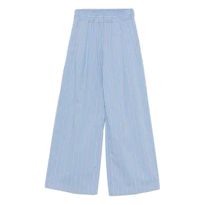 SEMICOUTURE - Jhonny Striped Cotton Trousers