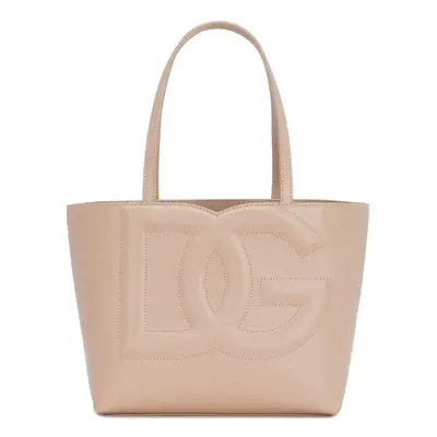 DOLCE & GABBANA - Dg Logo Small Leather Tote Bag