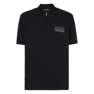 BALMAIN - Short-sleeved Polo With Zip