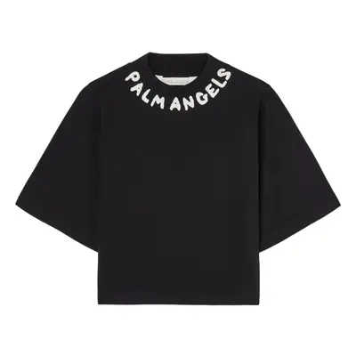 PALM ANGELS - Logo Cropped T-shirt