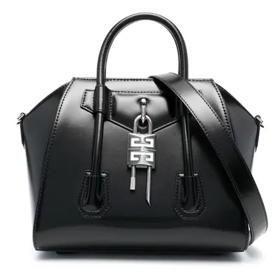 GIVENCHY - Antigona Lock Mini Leather Handbag