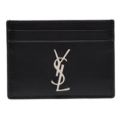 SAINT LAURENT - Cassandre Leather Card Case