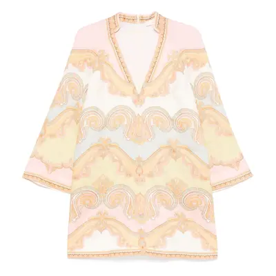 ZIMMERMANN - Maxine Printed Cotton Tunic Dress