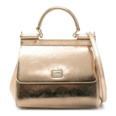 DOLCE & GABBANA - Sicily Medium Leather Handbag