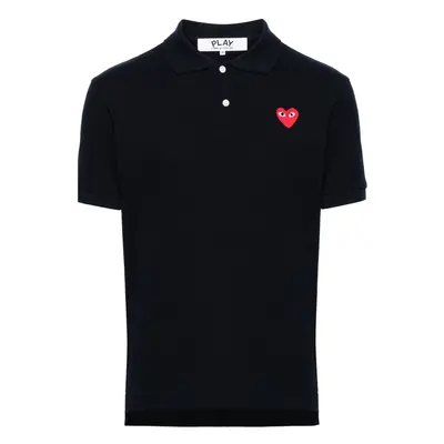 COMME DES GARCONS PLAY - Red Heart Cotton Polo Shirt