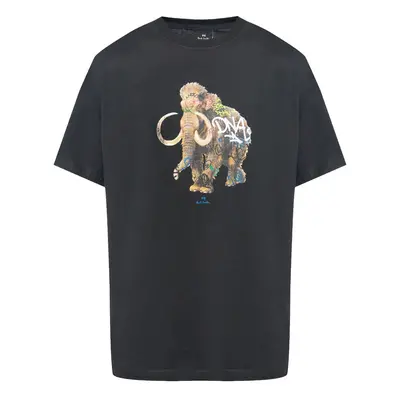 PS PAUL SMITH - Graffiti Mammoth Cotton T-shirt