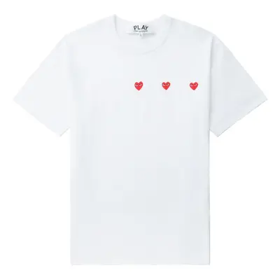 COMME DES GARCONS PLAY - Red Hearts Cotton T-shirt