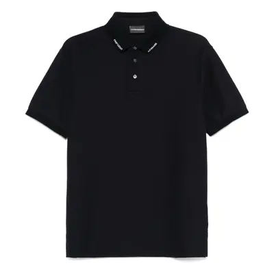 EMPORIO ARMANI - Logo Cotton Polo Shirt