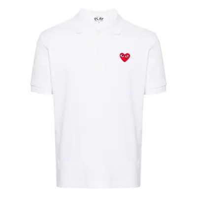 COMME DES GARCONS PLAY - Red Heart Cotton Polo Shirt