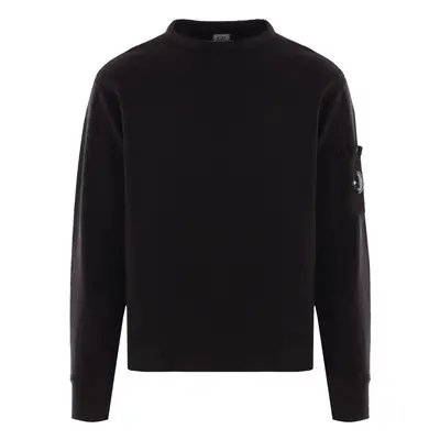 C.P. COMPANY - Logo Cotton Crewneck Sweatshirt