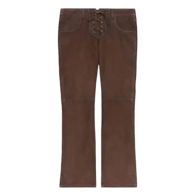 ISABEL MARANT - Vanel Suede Leather Trousers