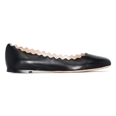 CHLOÉ - Lauren Leather Ballet Flats