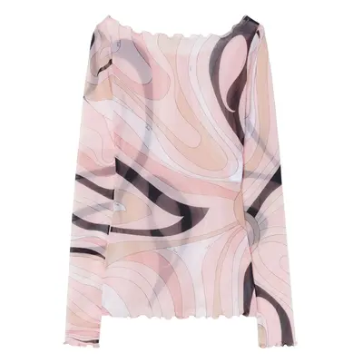 PUCCI - Printed Tulle T-shirt