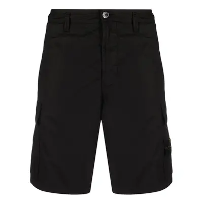 STONE ISLAND - Cotton Cargo Shorts