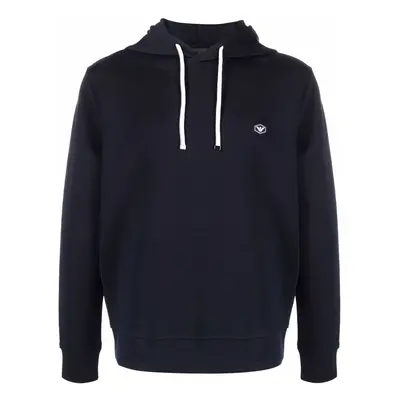 EMPORIO ARMANI - Logo Cotton Hoodie