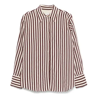 ALYSI - Cotton Blend Striped Shirt