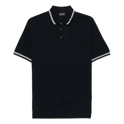 EMPORIO ARMANI - Logo Cotton Polo Shirt