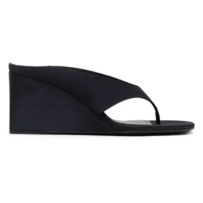 ALAÏA - Satin Thong Mules