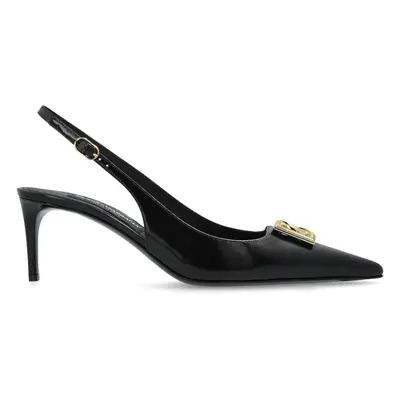 DOLCE & GABBANA - Dg Logo Leather Pumps