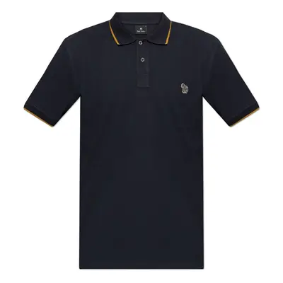 PS PAUL SMITH - Zebra Badge Cotton Polo Shirt