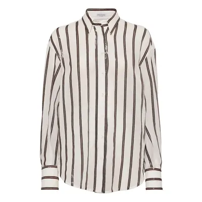 BRUNELLO CUCINELLI - Striped Cotton Shirt