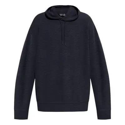 EMPORIO ARMANI - Allover Logo Hoodie