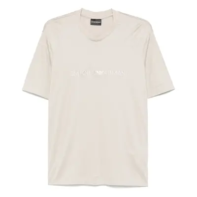 EMPORIO ARMANI - Embroidered Logo T-shirt