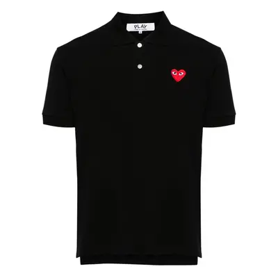 COMME DES GARCONS PLAY - Red Heart Cotton Plo Shirt