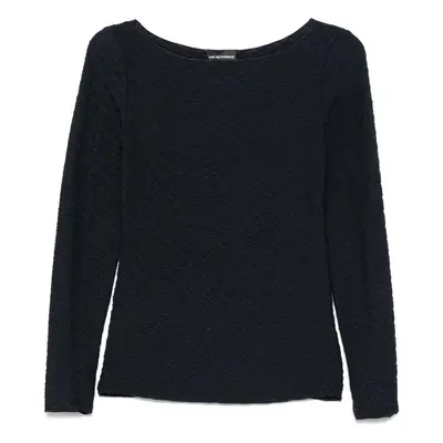 EMPORIO ARMANI - Jacquard Boat-neck Top