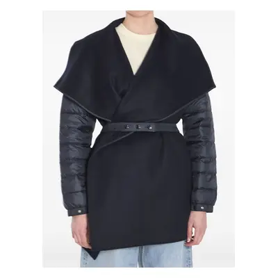 MONCLER - Wool And Nylon Cape