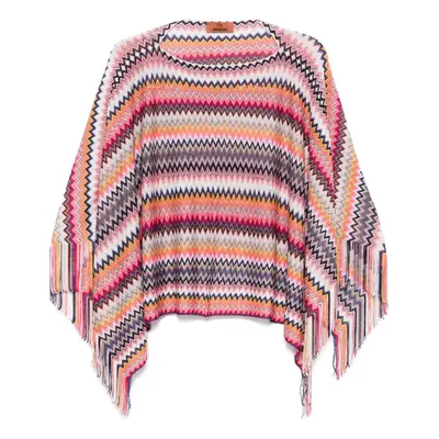 MISSONI - Poncho With Zigzag Pattern