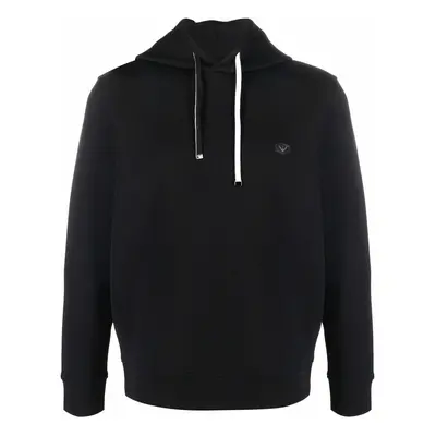 EMPORIO ARMANI - Logo Cotton Hoodie