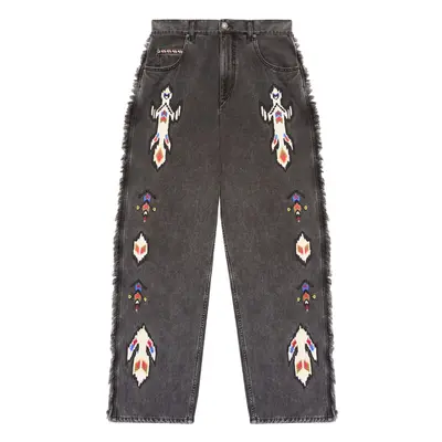 MARANT ETOILE - Maella Embroiderd Denim Jeans