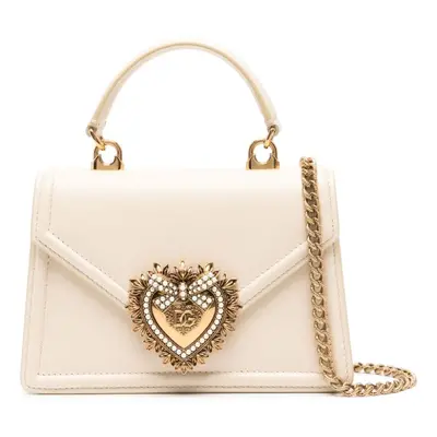 DOLCE & GABBANA - Devotion Small Leather Handbag