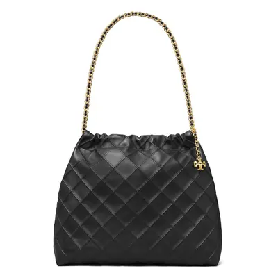 TORY BURCH - Fleming Leather Hobo Bag