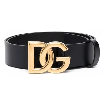 DOLCE & GABBANA - Dg Logo Leather Belt