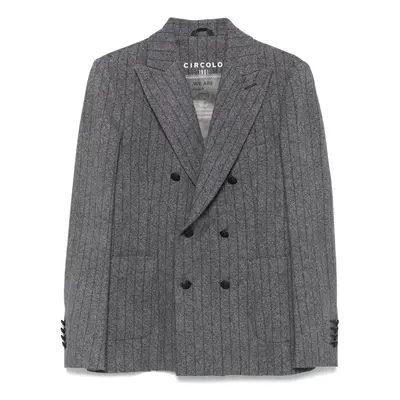 CIRCOLO - Cotton Double-breasted Jacket