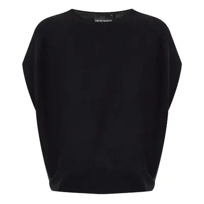 EMPORIO ARMANI - Cotton Blend Knitted Top