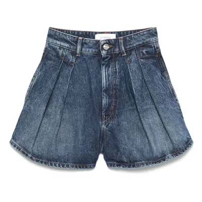 SPORTMAX - Denim Cotton Shorts