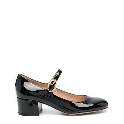 GIANVITO ROSSI - Mary Ribbon Patent Leather Pumps