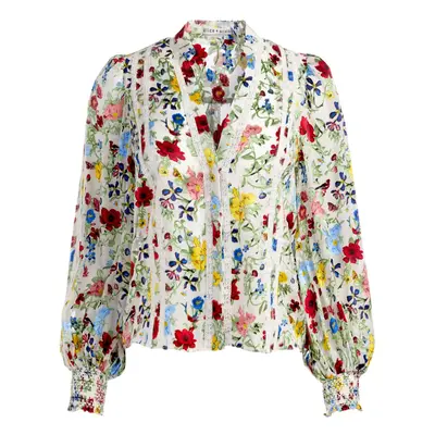 ALICE+OLIVIA - Arlette Silk Blend Blouse