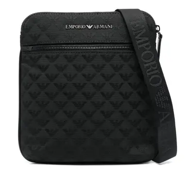 EMPORIO ARMANI - Allover Logo Crossbody Bag