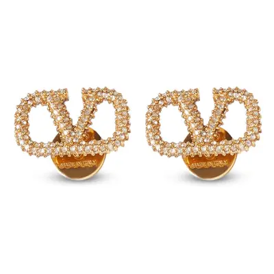 VALENTINO GARAVANI - Vlogo Signature Strass Earrings