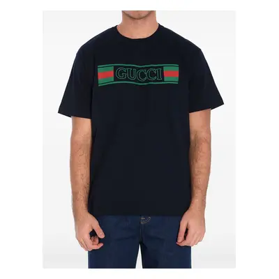 GUCCI - Web Detail Cotton T-shirt