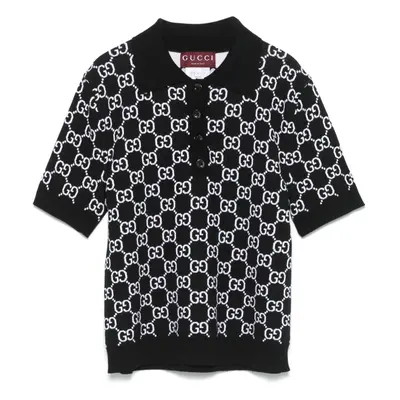 GUCCI - Gg Supreme Wool Polo Shirt