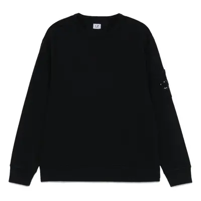 C.P. COMPANY - Logo Cotton Crewneck Sweatshirt