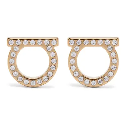 FERRAGAMO - Gancini Crystal (l) Earrings